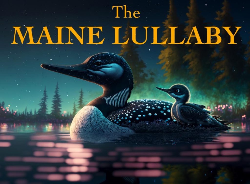The Maine Lullaby with music by Aaron Robinson and lyrics by Suzy Hallett. LISTEN! to The Maine Lullaby performed by Julia Nadeau. Now a beautiful children's book with images by Marc Gardner! Explore all the beauty and wonder the glorious State of Maine has to offer from the mountains to the shore ~ from seagulls flying up above, the lighthouse on its rocky perch to lobsters in the shallows and loons upon the lily pads.